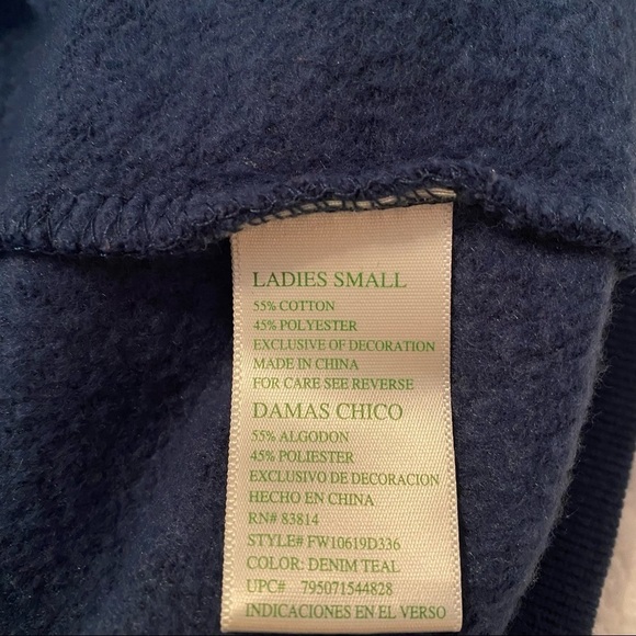 Green Tea Love and Arrows Blue Sweatshirt - S - Picture 5 of 9